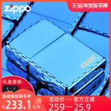 Играя в более легкую Zippo подлинный резьба Blue IC