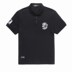 Quần áo nam size lớn cộng với phân bón để tăng áo polo nam tay ngắn thời trang nam cotton tương phản màu thêu áo POLO thêu - Polo áo polo nam hàng hiệu Polo