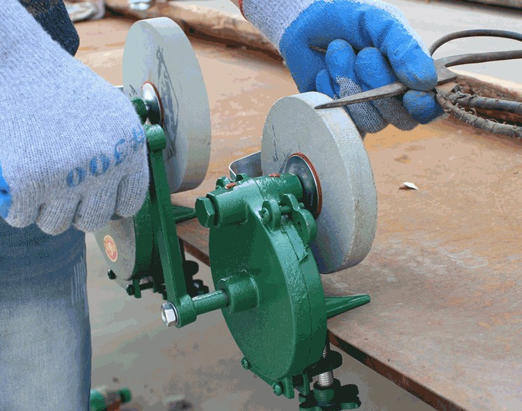 Industrial-grade sturdy hand sand turbine Small home Desktop 6 inch polished polished grinding knife machine solid hand