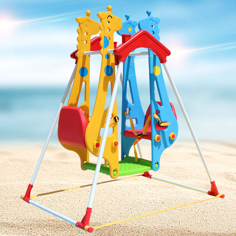 Children's double swing indoor baby landing swing frame kindergarten naughty treasure baby indoor playground toys