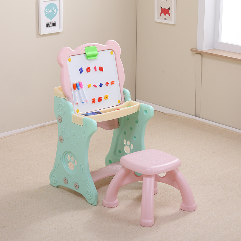 Children's Painting Table Multifunctional Folding Set Household Magnetic Graffiti Baby Desk Large Painting Toys