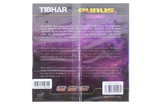 Không gian vũ trụ Bắc Kinh TIBHAR cao và thẳng chuồn chuồn bóng bàn cao su AURUS Long Xiao SOUND quái vật đặt cao su thánh thú vợt bóng bàn butterfly