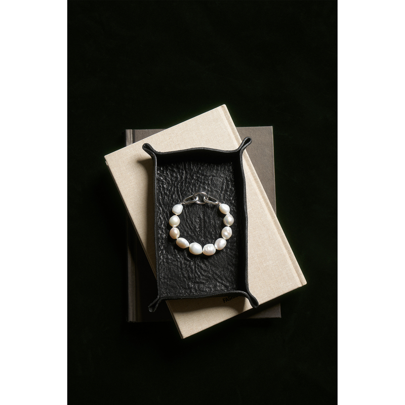 Baroque Pearls Baroque 925 Sterling Silver Buckle 13mm Non-Nucleated Pearl Bracelet