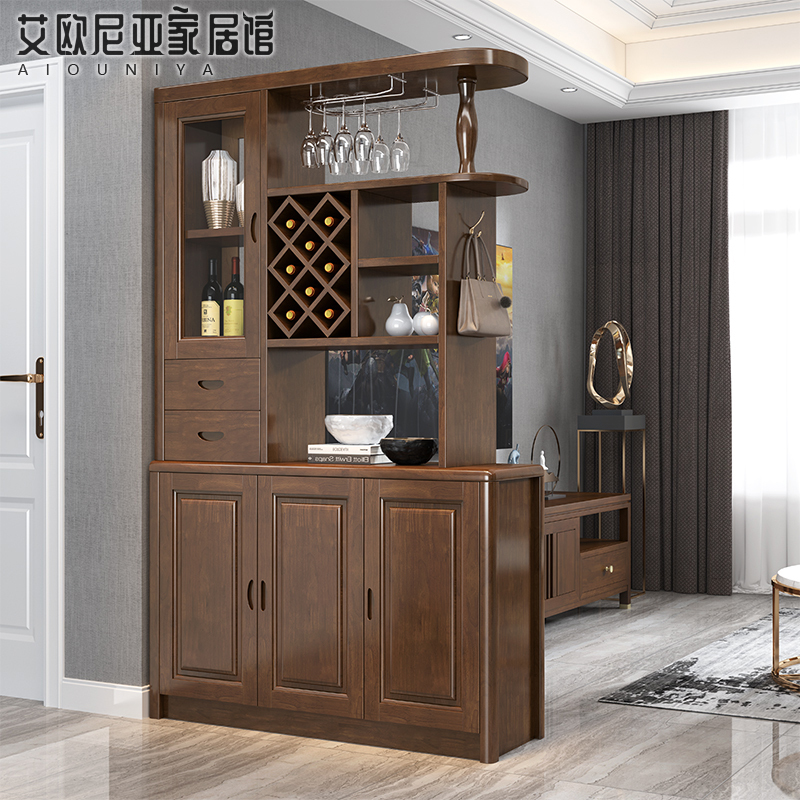 Solid Wood Hall Cabinet, Wine Cabinet, Modern Chinese-Style Living Room Entrance Cabinet, Entryway Shoe Cabinet, Double-Sided Partition Cabinet, Screen Storage Cabinet Solid Wood Hall Cabinet, Wine Cabinet, Modern Chinese-Style Living Room Entrance Cabinet, Entryway Shoe Cabinet, Double-Sided Partition Cabinet, Screen Storage Cabinet