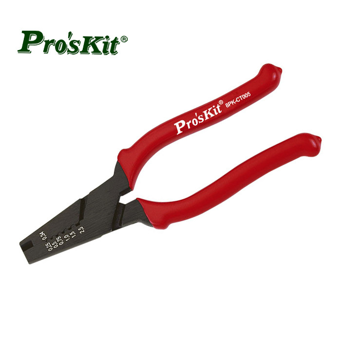 Taiwan's Baoworkers 8PK-CT005 nude European-style terminals press pliers set (with 15 terminals attached) to import cold and pressure pliers