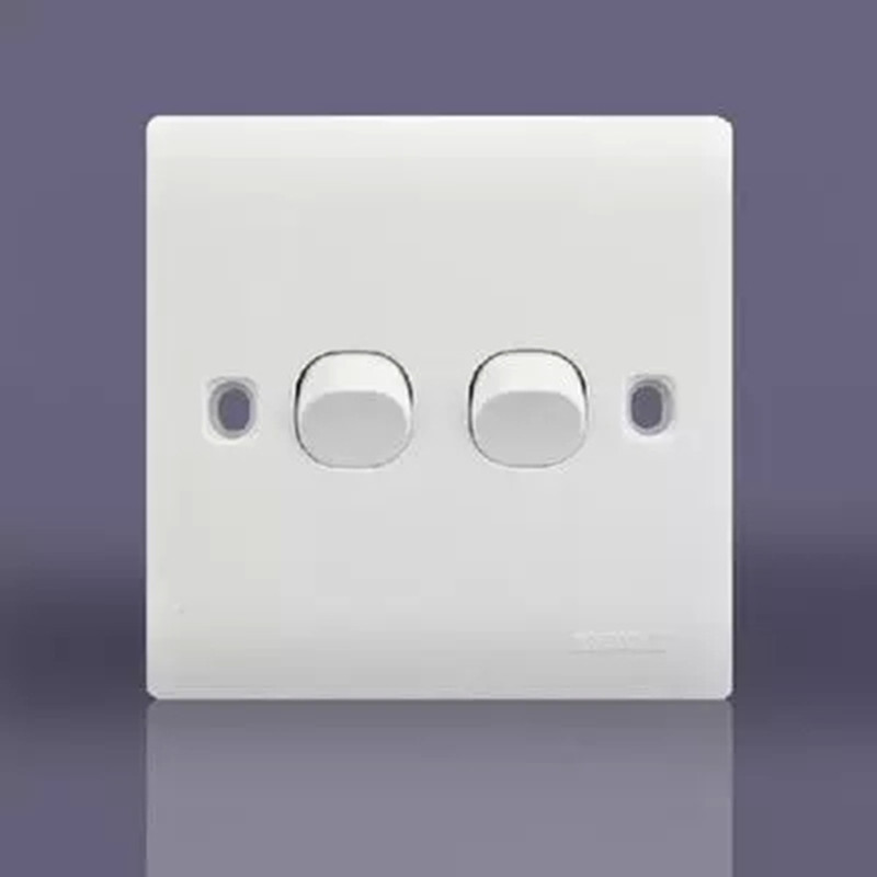 Matsumoto C3 series 10A two-bit double-cut nail switch 86 type old-fashioned 2-open double-cut small button switch