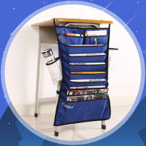 Desk high school student book bag desk storage book stand student book rack multifunctional cloth bag