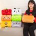 Cartoon tay ấm hơn gối đệm dễ thương khăn tay ấm khăn tay ấm hơn tay gối gối siesta gối tay ấm hơn gối goi sofa Trở lại đệm / Bolsters
