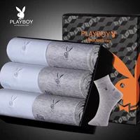 Playboy nam ống mùa thu và mùa đông cotton ngắn vớ mùa hè dày vớ khử mùi mồ hôi nam vớ ngắn ống tất nike cao cổ