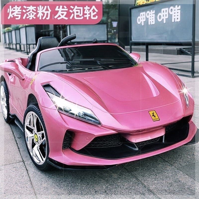 Toy Car Children's Electric Car Four-Wheel Ride-On Car for One-Year-Olds Remote Control Boys and Girls Rocking Car Birthday Gift