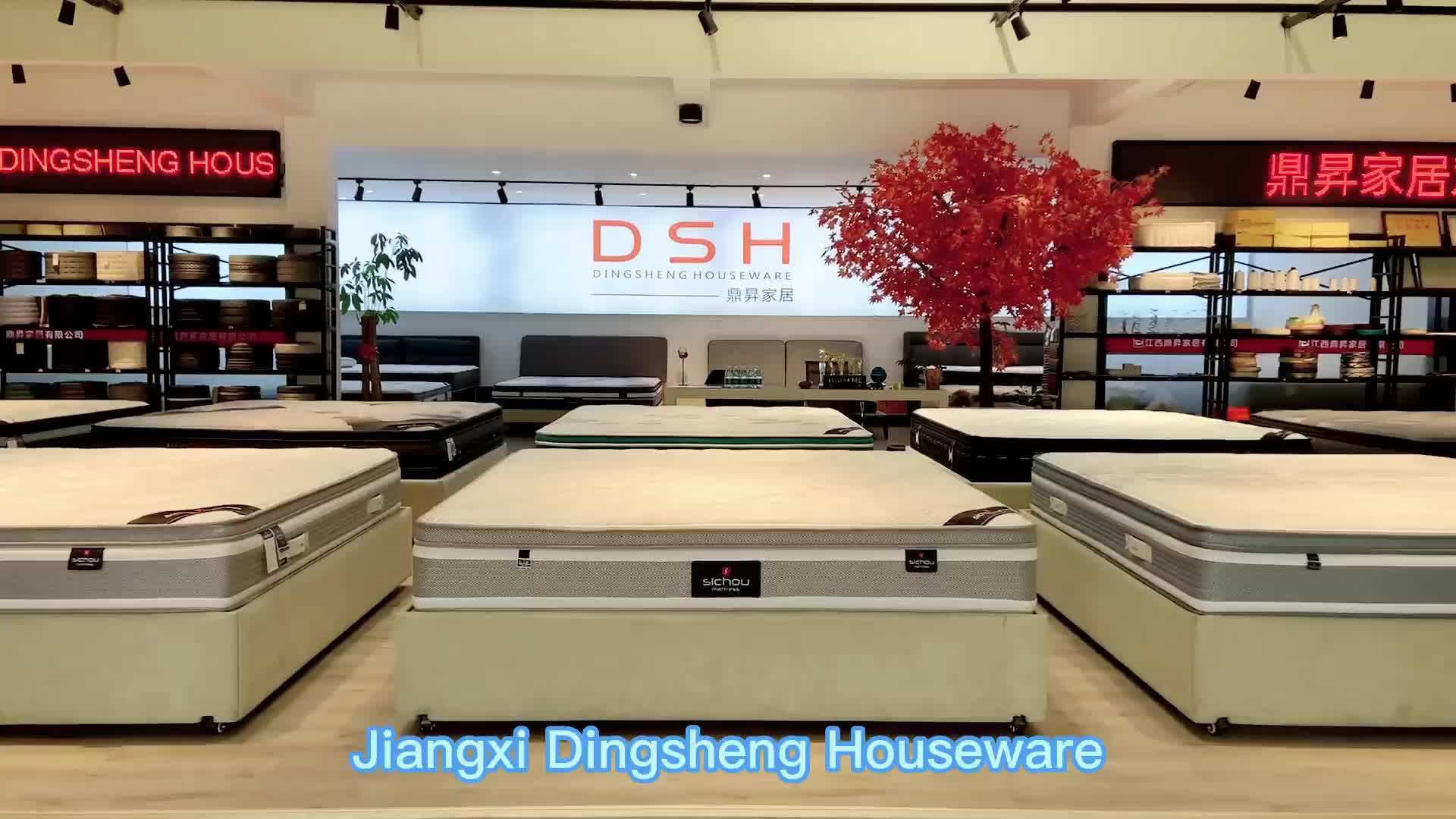 3 Zone Coil King Double Twin Pocket Sleeping Spring Luxury Vacuum Compress Health Comfortable