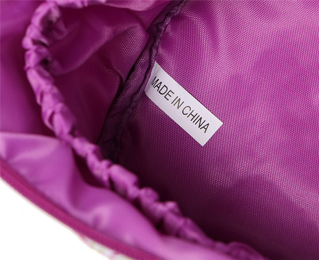 包邮出口美国紫色百合花手提洗漱化妆包出差收