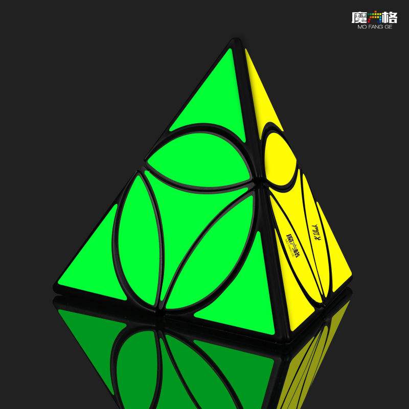 Qiyi Rubik's Square Pyramid Shaped Rubik's Cube Smooth Speed ​​Twist Game Special Educational Toys for Children and Students