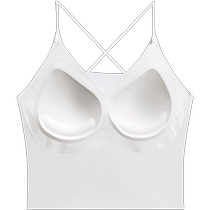 All-in-one underwear for women with small breasts push-up beautiful back straps tube top seamless anti-exposure thin outer wear no rims bra