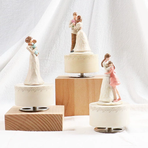 Музыкальная шкатулка для влюбленных на день Святого Валентина, подарок на день рождения