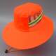 Summer Sanitation Worker Hat Sun Protection Hat Enlarged and Widened Brim Property Cleaning Cleaning Worker Tethered Mesh Hat