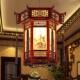 Chinese-Style Antique Imitation Solid Wood Chandelier, Hexagonal Temple and Ancestral Hall Lantern, Retro Hotel, Teahouse, Hotel Corridor, Balcony Chandelier