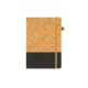 Cork Strap Notebook A5 Faux Leather Pu Eco-Friendly Wheat Straw Spliced Fabric Texture Notepad Business Set