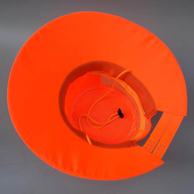 Summer Sanitation Worker Hat Sun Protection Hat Enlarged and Widened Brim Property Cleaning Cleaning Worker Tethered Mesh Hat