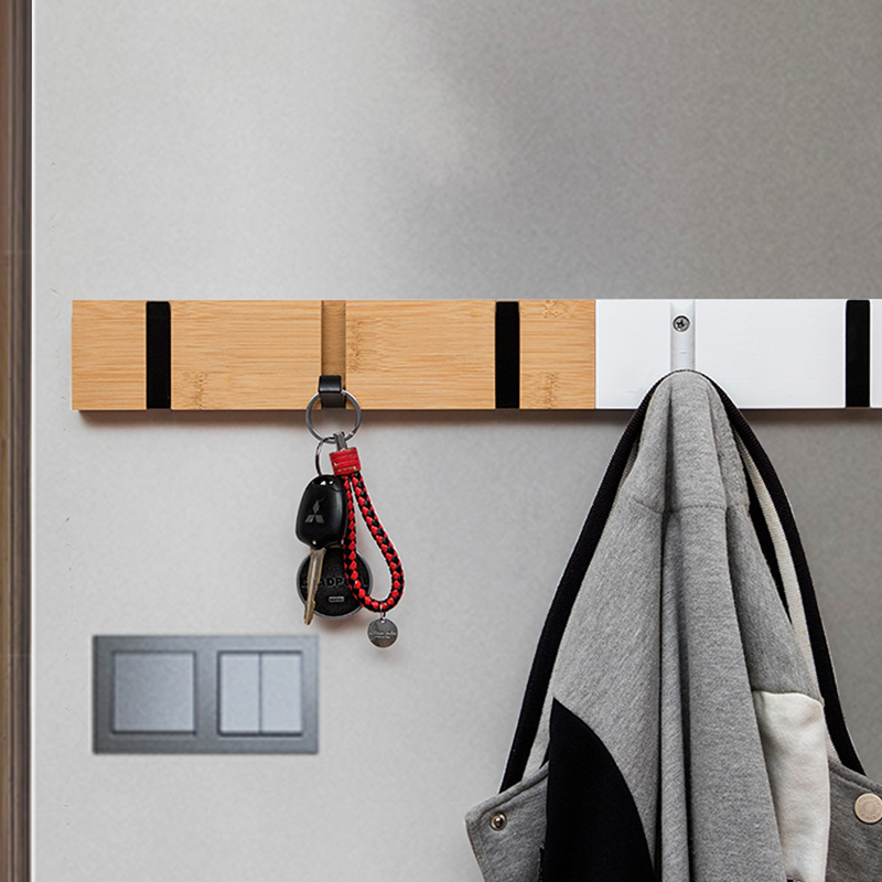 Clothes hangers hanging clothes hangers wall-mounted wall creative door rear foldable hanging clothes hook wall Decorative Cloister Hook