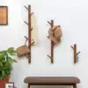 Creative tree trunk coat rack hanging clothes hook Entrance fitting room wall hanging clothes hook Wall decoration coat hook