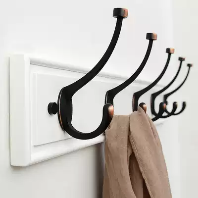Coat hook wall-mounted wall hanger coat hook coat rack entrance clothes adhesive hook creative hall wall hangers