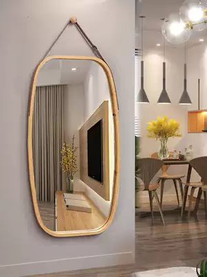 Hanger Wall-mounted wall creative mirror hook Wall-mounted entrance full-length mirror wall wall hanging clothes hook