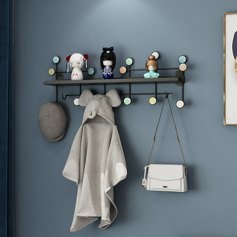 [USD 42.82] hooks entry door entrance hanging rack creative entry door ...
