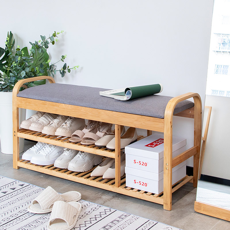 Home entrance door changing shoes Shoes cabinet Shoes Stool Doorway stool Nordic Xuanguan Sitting Style Shoe Rack Storage Stool