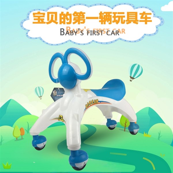 xe điện tự cân bằng Xe bốn bánh cân bằng cho trẻ em không có bàn đạp Trẻ em dép yo-yo xoắn 1-3 tuổi bé đồ chơi trẻ em - Smart Scooter xe điện cân bằng 1 bánh