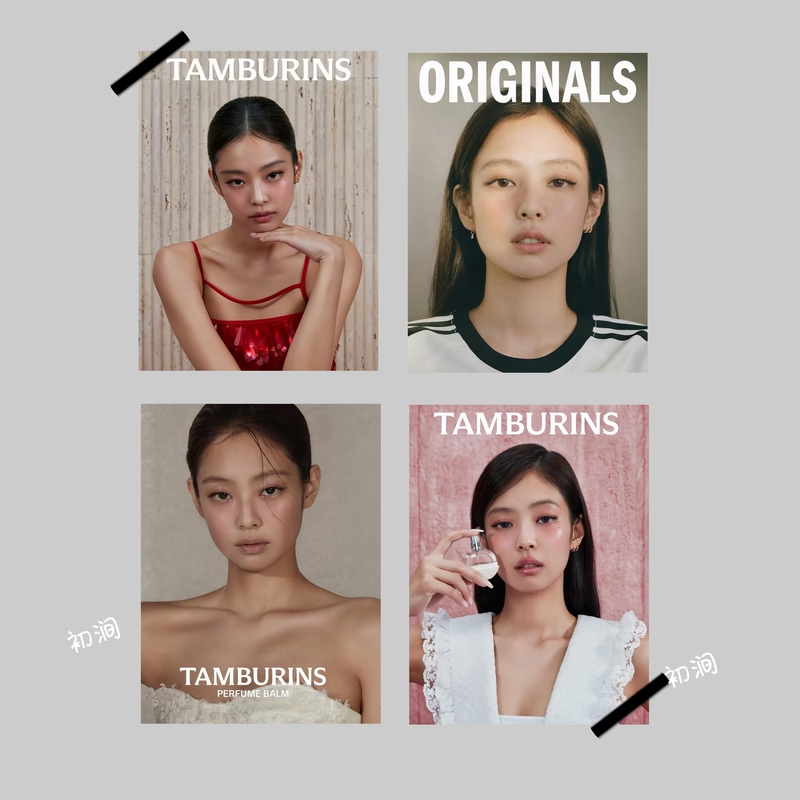 Jennie Kim Poster Decorative Painting Korean Fashion Trend Bedroom Clothing Store Wall Sticker Background Wall Photo Shoot