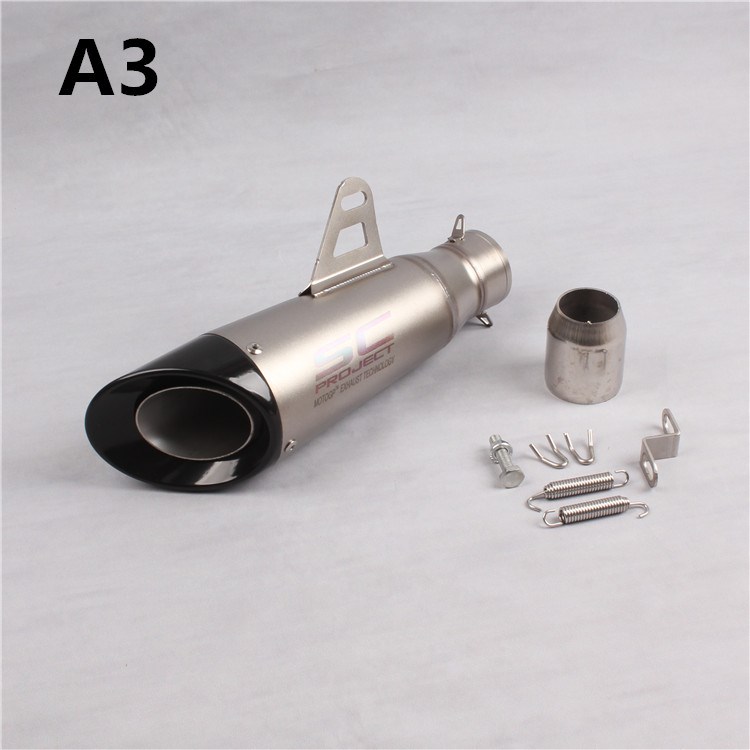 Xe máy thể thao tông màu R6 ninja nhỏ ZX6R Huanglong 600 Yongyuan 350CBR500 ống xả đường phố chiên - Ống xả xe máy pô xe wave alpha