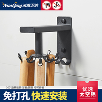 Kitchen Pan Shovel Shelving Shelving of Wall-mounted Wall-Free Wall Hook Spoon God Instrumental Supplies Containing Shelf Class