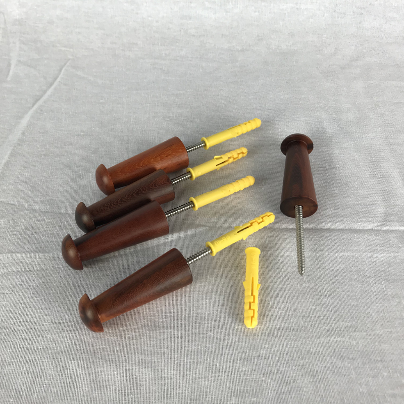 Guqin hook Special hook Stainless steel wooden wall pegs Anti-slip pad Guqin storage accessories