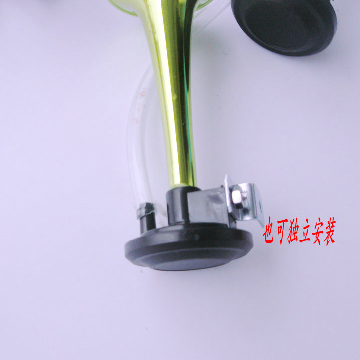 Xe máy xe air sừng 12 V treble điện máy bơm không khí hơi nước sừng ốc siêu âm thanh cao và thấp âm thanh đôi tiếng còi 	loa nghe nhạc cho xe máy