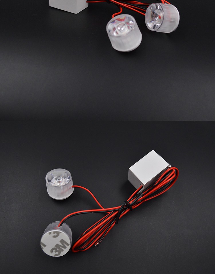 Xe máy nhấp nháy đèn led động cơ điện siêu sáng 12V sửa đổi đèn hậu phía sau đèn trang trí đèn lồng 48V đèn pha laser cho xe máy