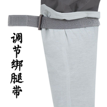 Monks trousers leggings tie with Velcro elastic monks robe short coat trousers leg elastic tie linen monks robe monk