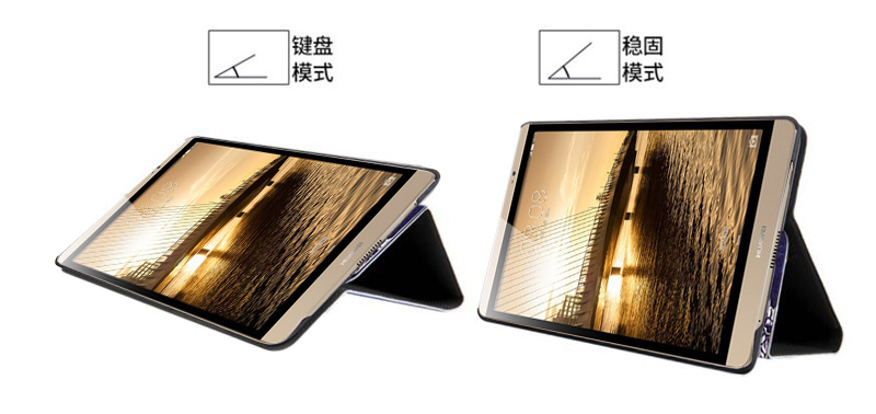 Huawei MediaPad M2 phẳng bảo vệ bìa 8,0 inch máy tính M2-801w / 803L vỏ da thả sức đề kháng - Phụ kiện máy tính bảng ốp lưng ipad pro 10.5