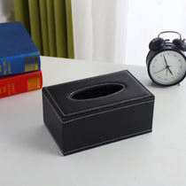 Leather building materials real estate hotel tissue boxes hotel napkins advertising tissue boxes printed LOGO