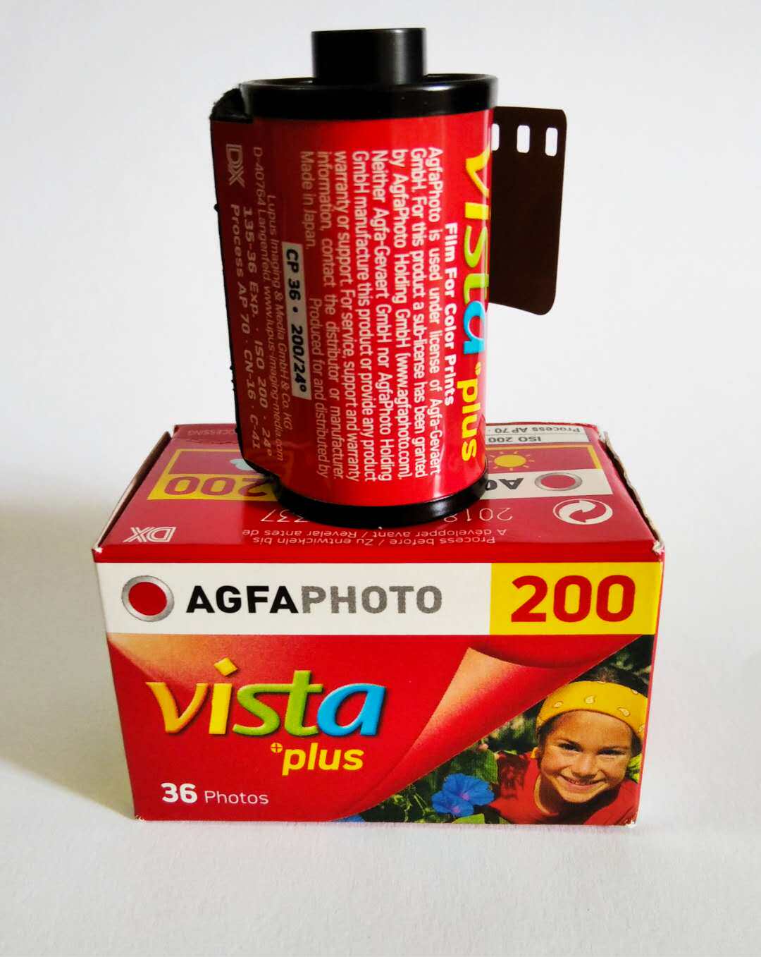 Jedi 36 GLUE ROLL JAPAN AGFA EKE HAIR VISTA 200 DEGREES 135 COLOR NEGATIVE FILM