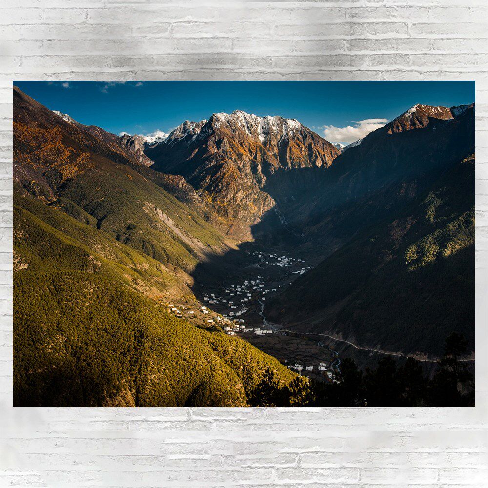 Tibet scenery poster A3 phase paper high definition decoration painting c8b37a02