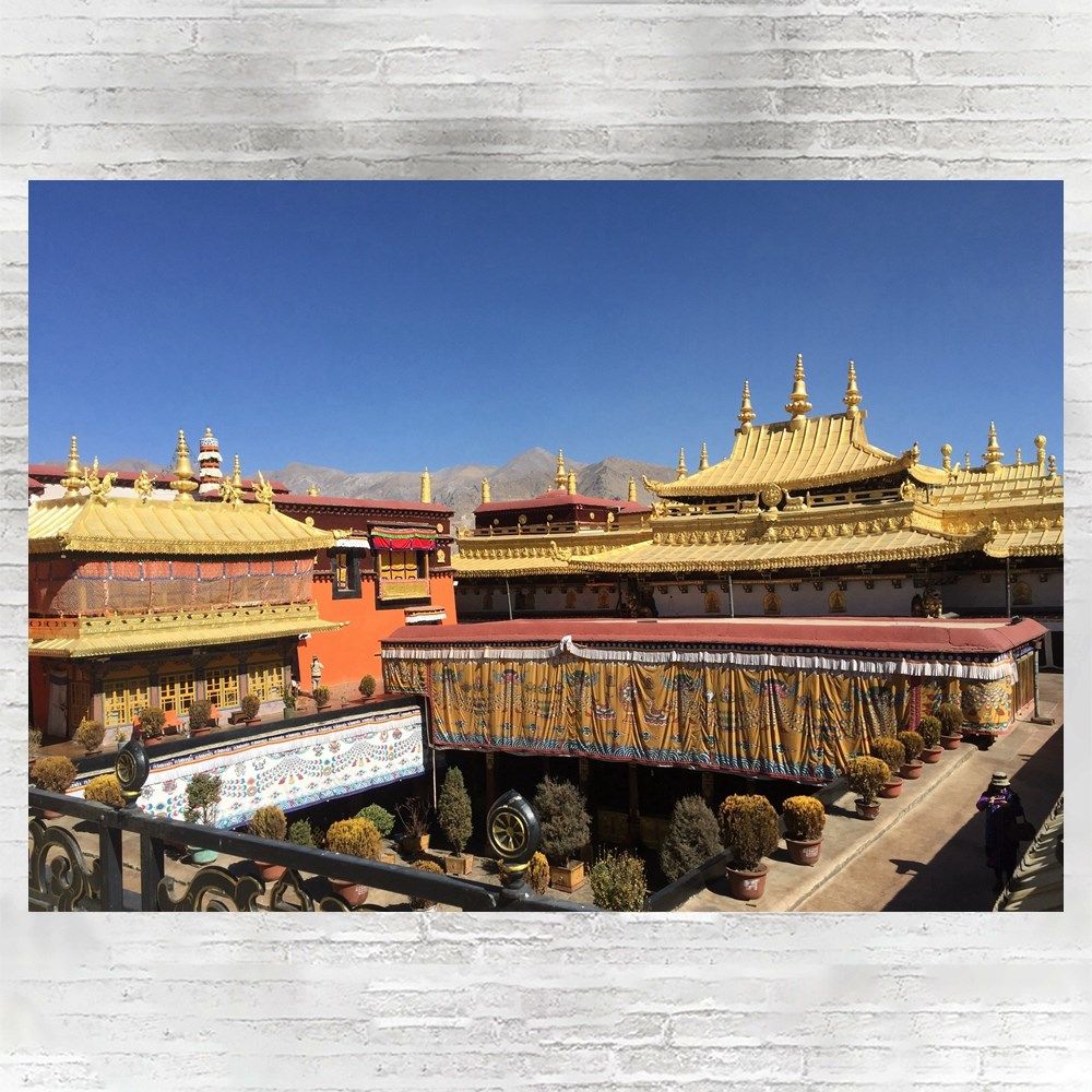 Photographic paper Potala Potala Palace China Tibet High definition A3 decoration hanging painting c8a24a05