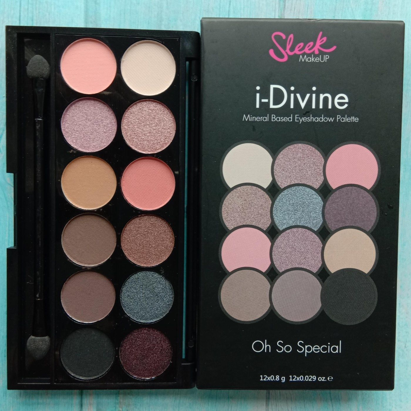 UK Sleek mineral makeup Eyeshadow palette 12-color pearlescent matte light color nude makeup 658 beginner girl department