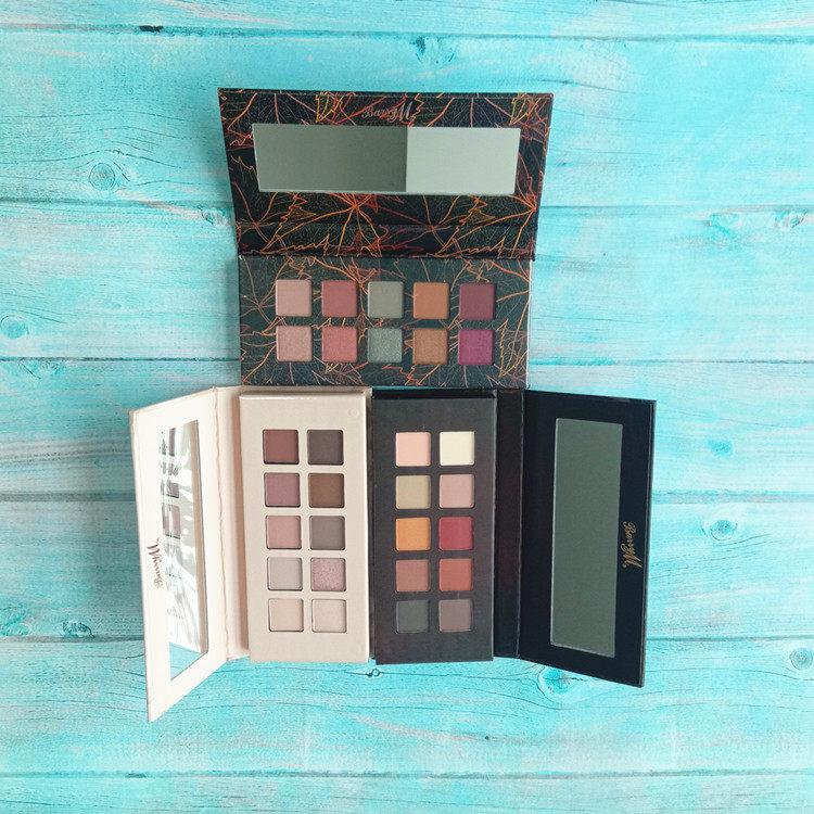 Angela Zhang The same British BarryM 10-color eye shadow palette fall in love Pumpkin earth color matte eye shadow