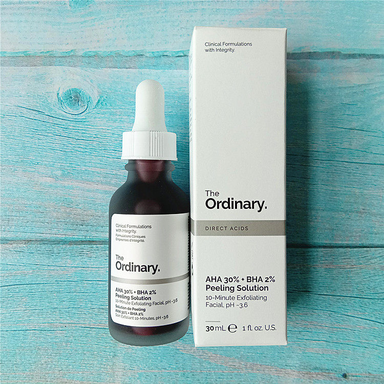 Box-free the Ordinary 30% fruit acid 2% salicylic acid essence pale pox print to close the acne cornea 30ML