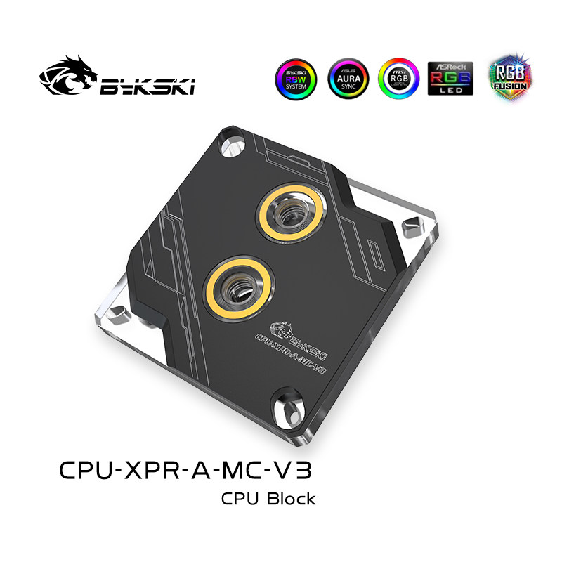 Bykski CPU-XPR-A-MC-V3 CPU water block supports 12th generation LGA1700 2066 black silver