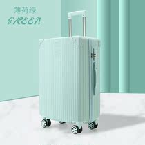 Candy Color Suitcase Side Open Pull Lever Box Han Version Little Fresh Universal Wheel Pull Bar Box Man Travel Password Boarding