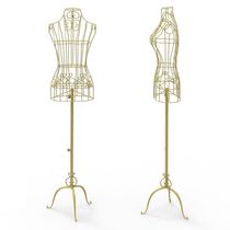 Hot selling European style iron art models Show all body props wedding dresses Clothing Half Body Women Hanging Clothes Hanger