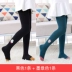 tất bé trai 6 tuổi Tất xuân thu cho bé gái, quần legging trắng, tất khiêu vũ, áo khoác ngoài thêu dễ thương, đa năng và không dễ bị vón cục tất cho bé Vớ