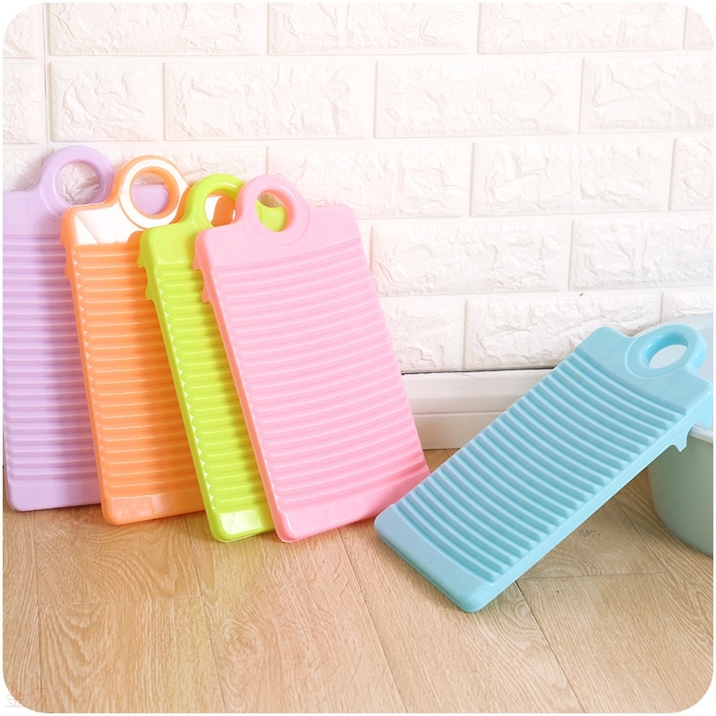 T plastic anti-slip mini small number laundry plate Home washing clothes Handheld washboard thickened hand holding washboard